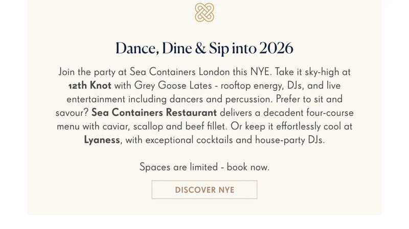 Dance, Dine & Sip into 2026