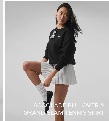 ACCOLADE PULLOVER & GRAND SLAM TENNIS SKIRT