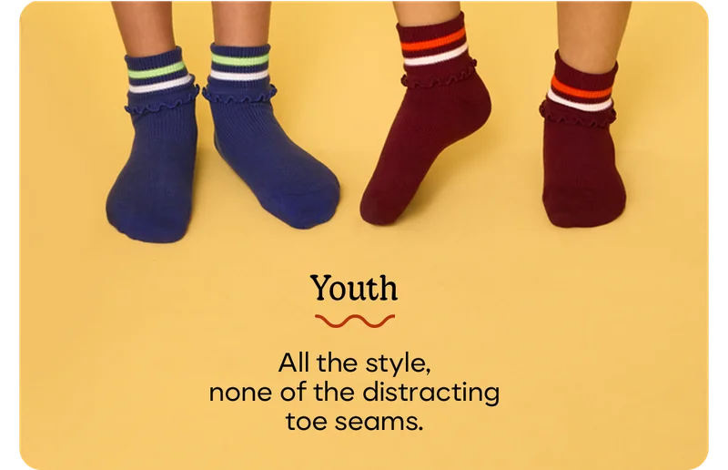 Youth | All the style, none of the distracting toe seams.