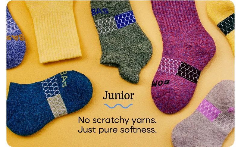 Junior | No scratchy yarns. Just pure softness.
