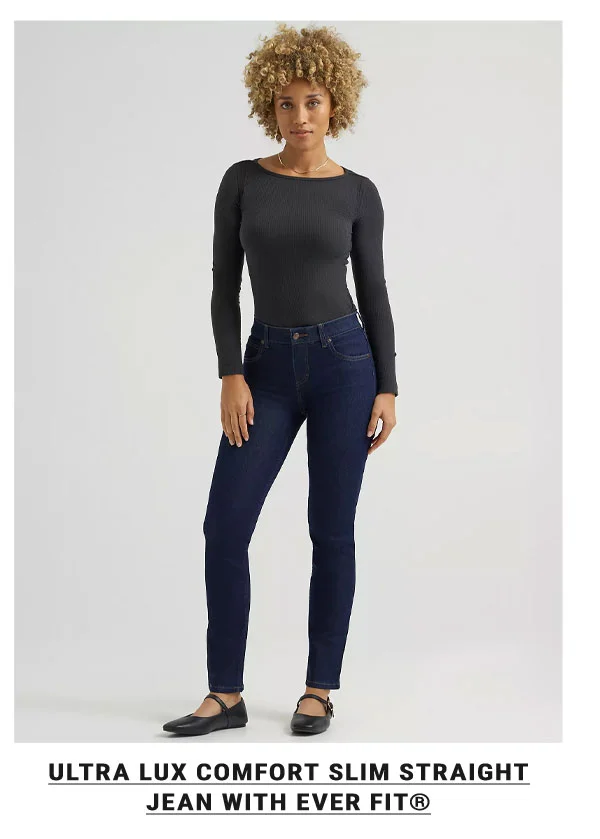 Ultra Lux Comfort Slim Straight Jean with Ever Fit®