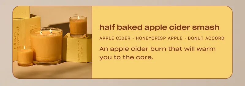 An apple cider burn that will warm you to the core.
