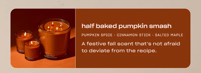 A festive fall scent that’s not afraid to deviate from the recipe.