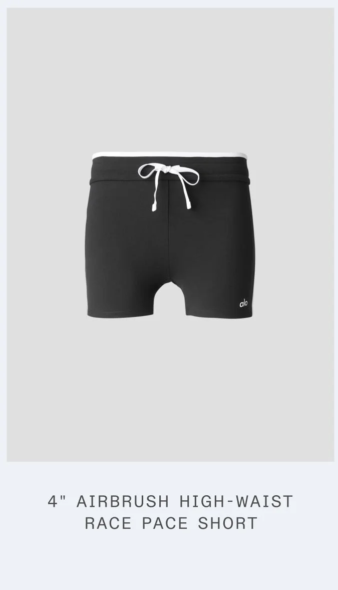 4 AIRBRUSH HIGH-WAIST. RACE PACE SHORT.