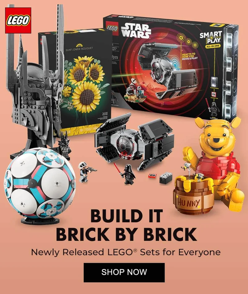 LEGO: Build it Brick by Brick | Newly released LEGO Sets for Everyone. SHOP NOW