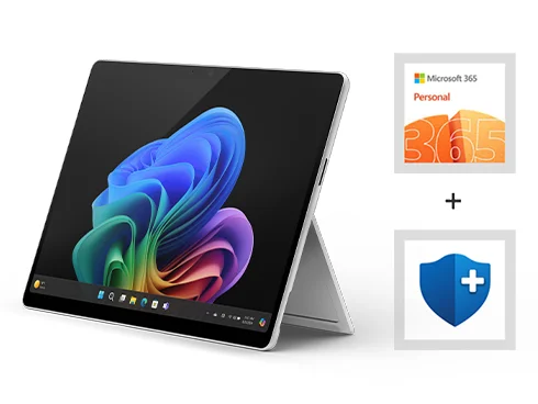Surface Pro, Copilot+ PC (11th Edition), Essentials Bundle.