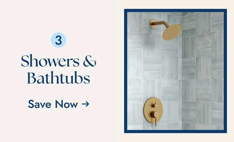 Save on Showers & Bathtubs
