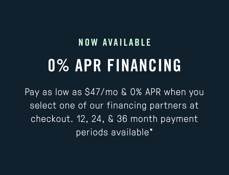 0% APR Financing