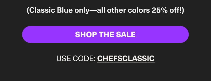 24-Hour VIP Exclusive - Get 50% off select Classic Blue chef's knives code: CHEFSCLASSIC