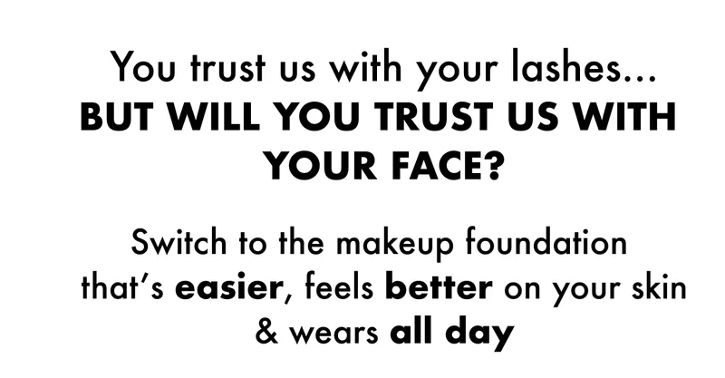 TRUST US WITH  YOUR FACE?