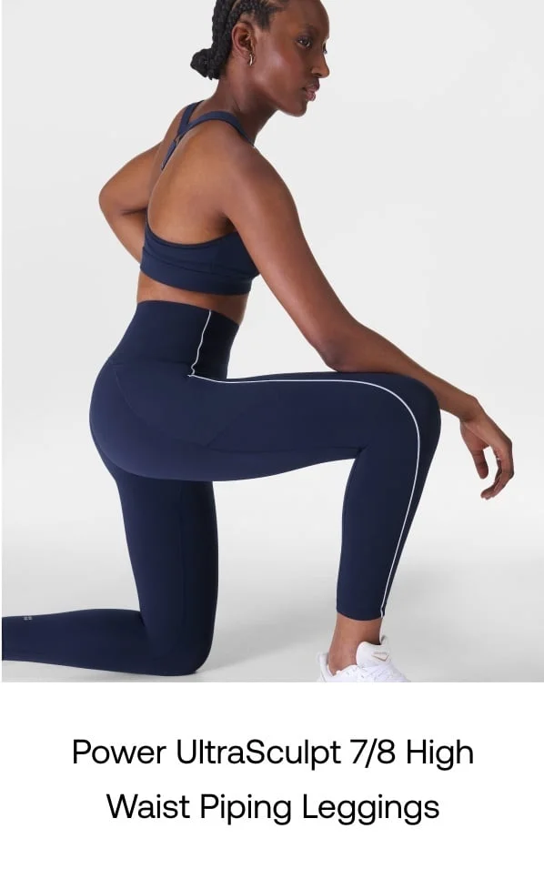 Power UltraSculpt 7/8 High Waist Piping Leggings