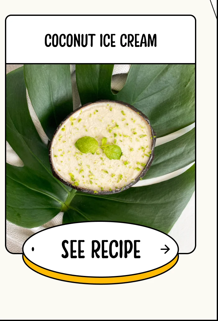 Coconut Ice Cream. See Recipe.