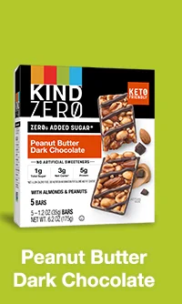Peanut Butter Dark Chocolate KIND® ZEROg Added Sugar Bars