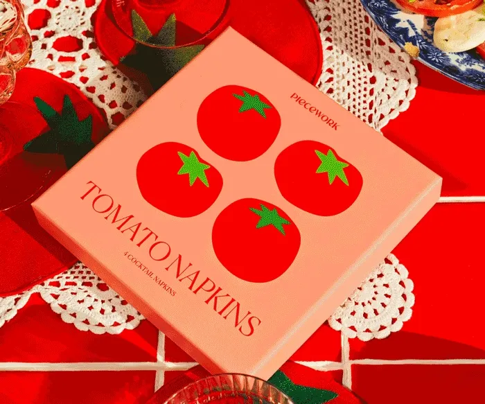Tomato Cocktail Napkins