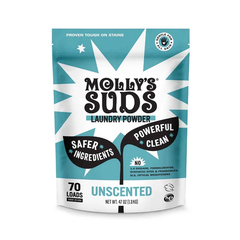 Laundry Powder, Unscented, 70 Loads, 47 Oz