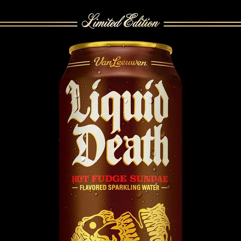 Liquid Death x Van Leeuwen
