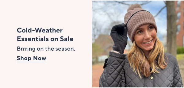 cold-weather essentials on sale