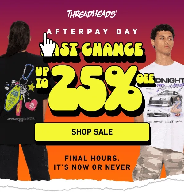 Final hours. Last chance to get up to 25% off!