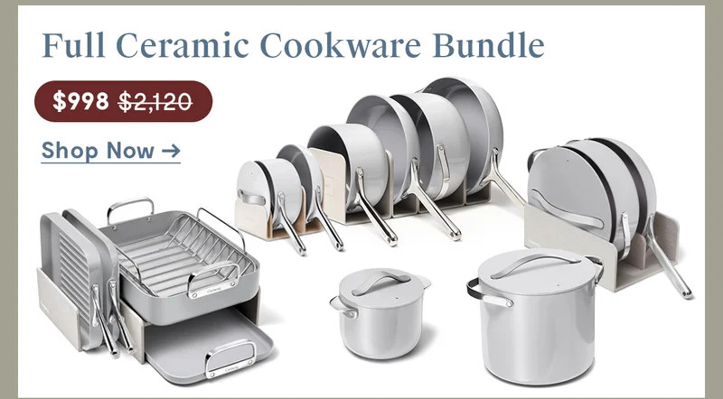 Full Ceramic Cookware Bundle | $998.00 | Shop Now