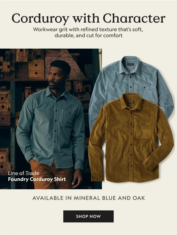 Foundry Corduroy Shirt
