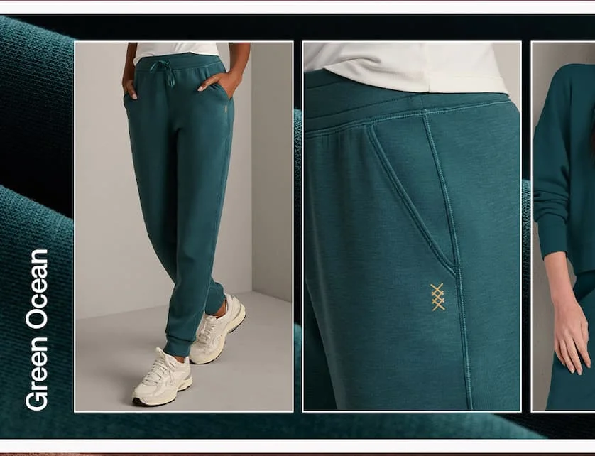 DreamGlow™ Jogger: Green Ocean