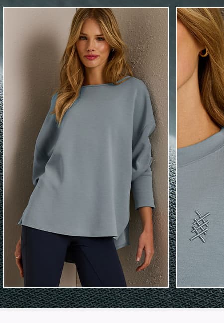 DreamGlow™ Pullover: Deep Sage Gray