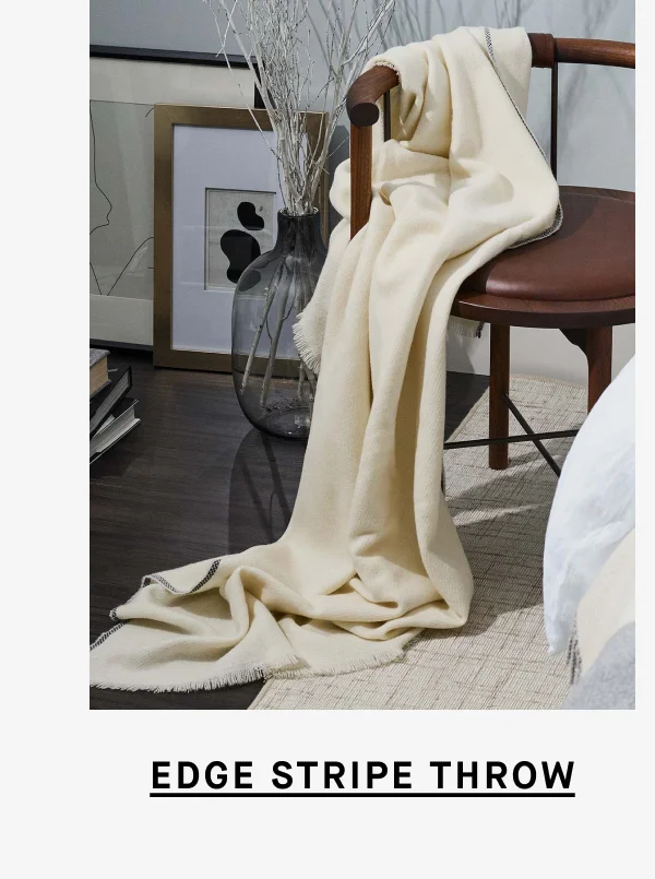 EDGE STRIPE THROW