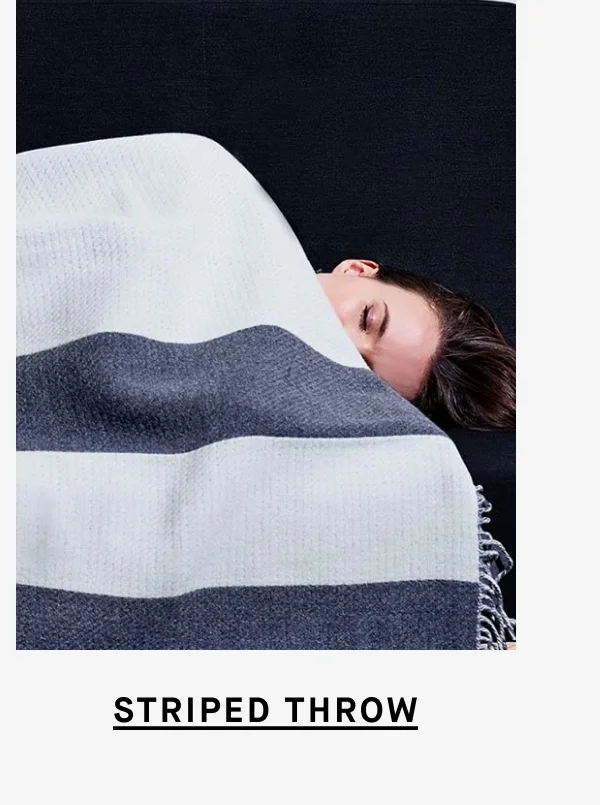 STRIPED THROW