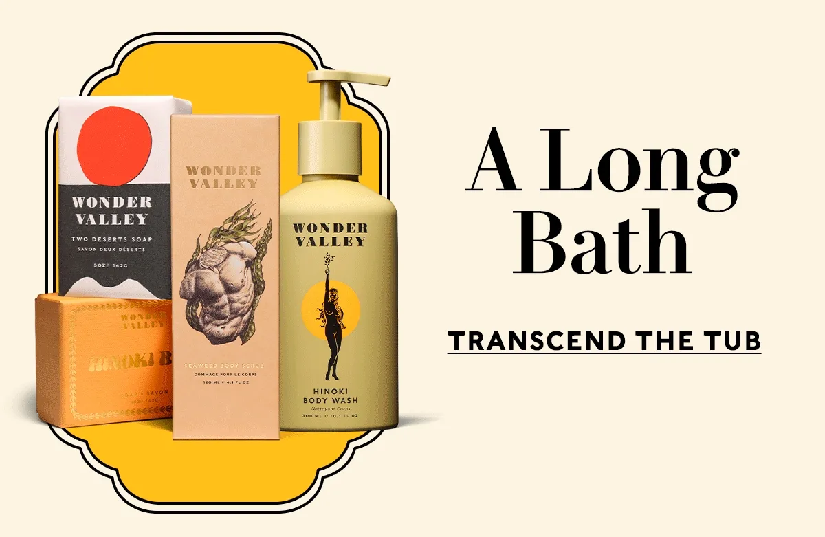 A Long Bath  A Better Bath  Hinoki Body Oil  TRANSCEND THE TUB