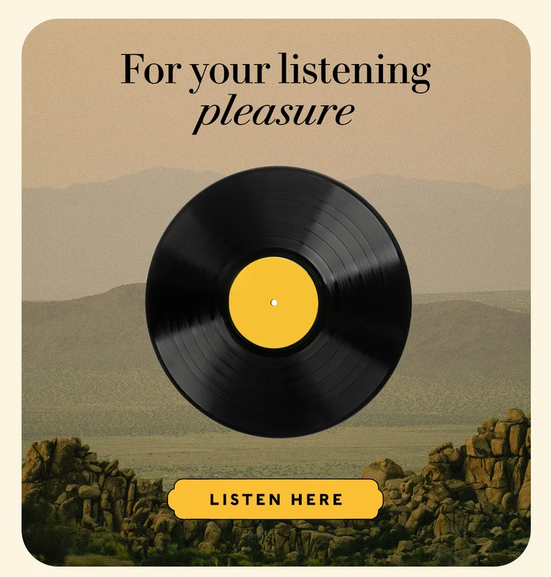for your listening pleasure    LISTEN HERE
