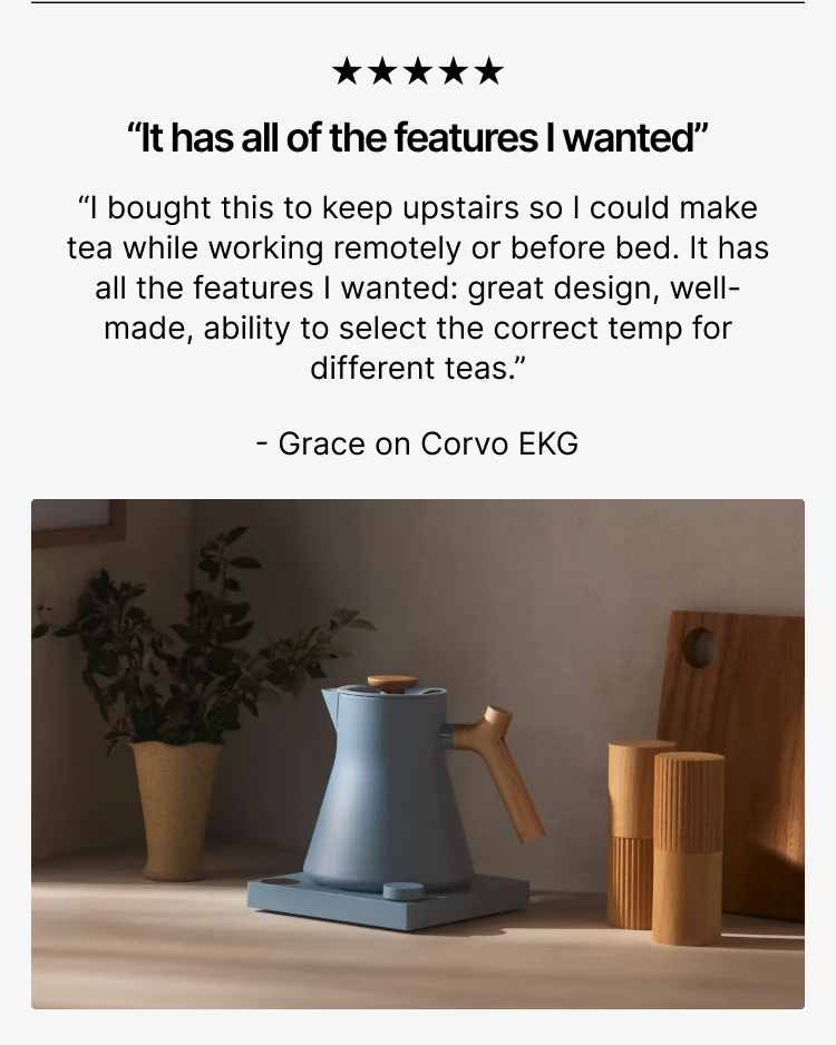 It has all of the features I wanted - Corvo EKG