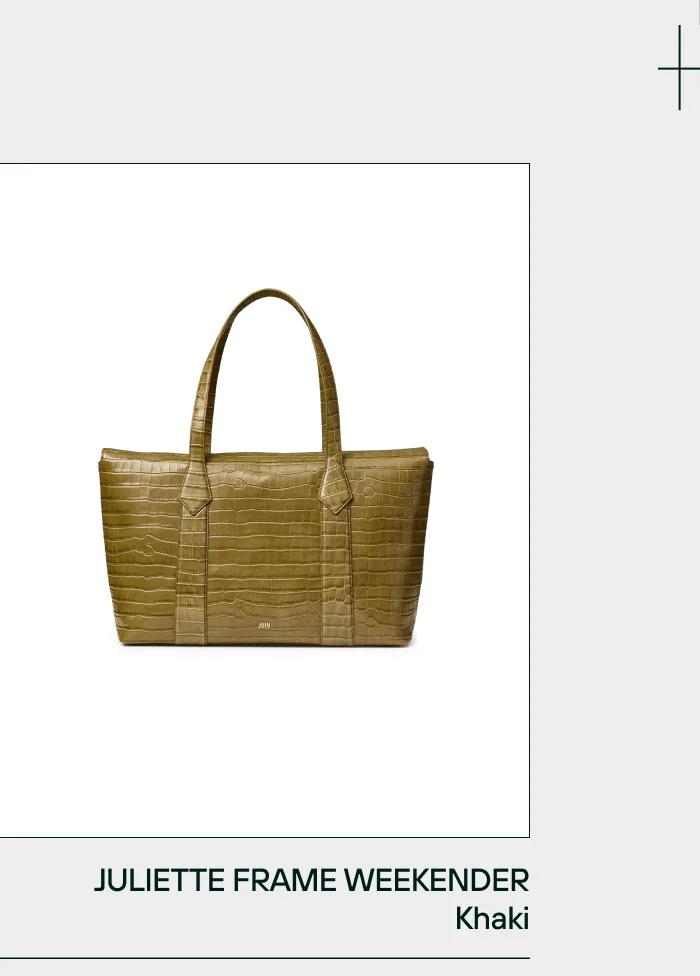 Juliette Frame Weekender Khaki
