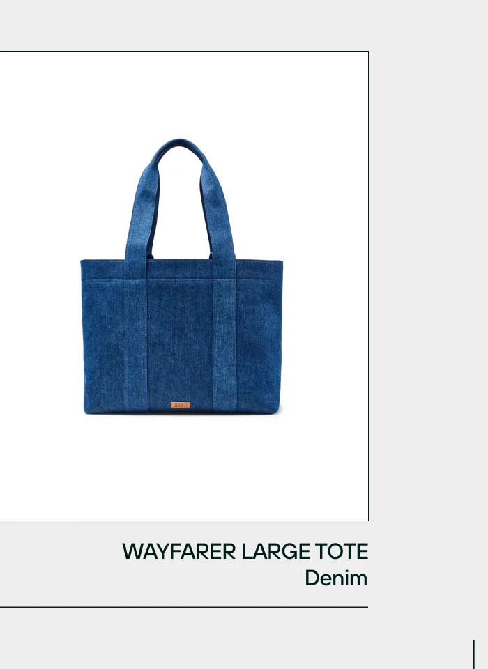 Wayfarer Large Tote Denim