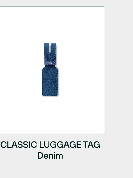 Classic Luggage Tag Denim