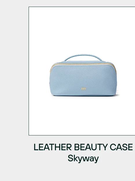 Leather Beauty Case Skyway