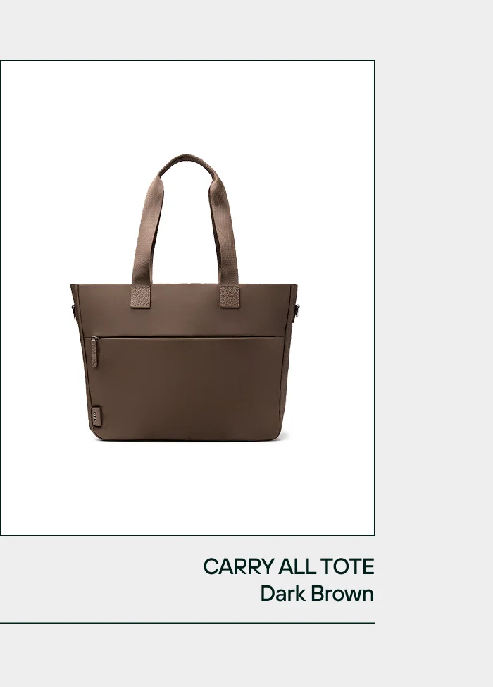 Carry All Tote Dark Brown