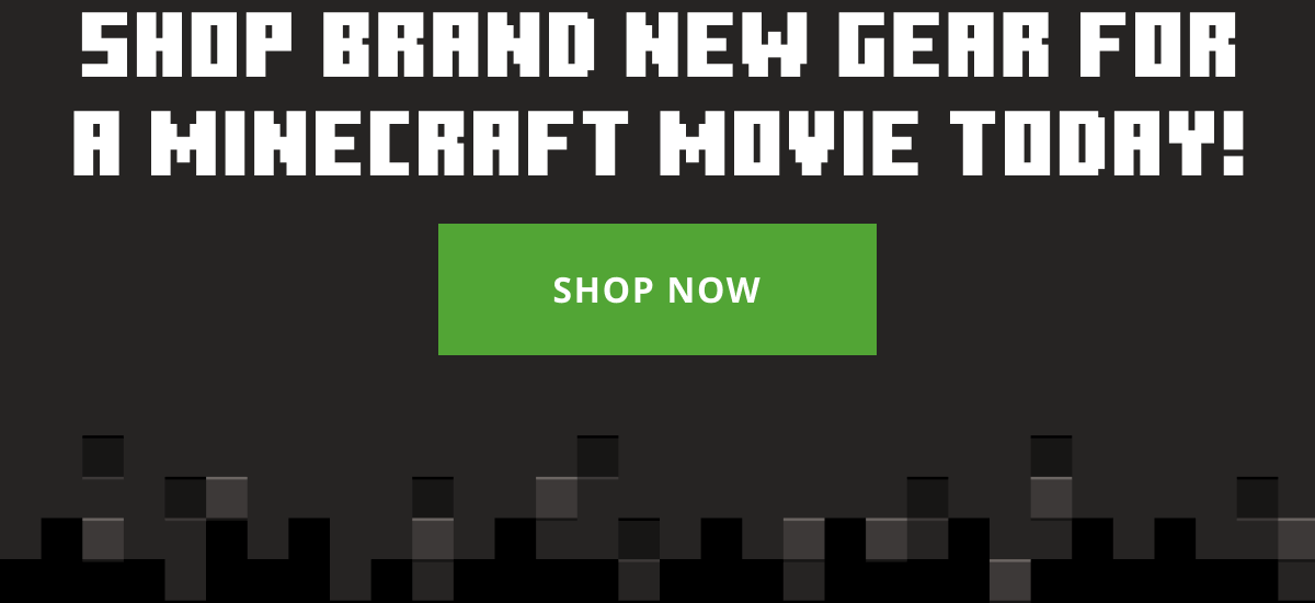 Shop Brand New A Minecraft Movie Gear!