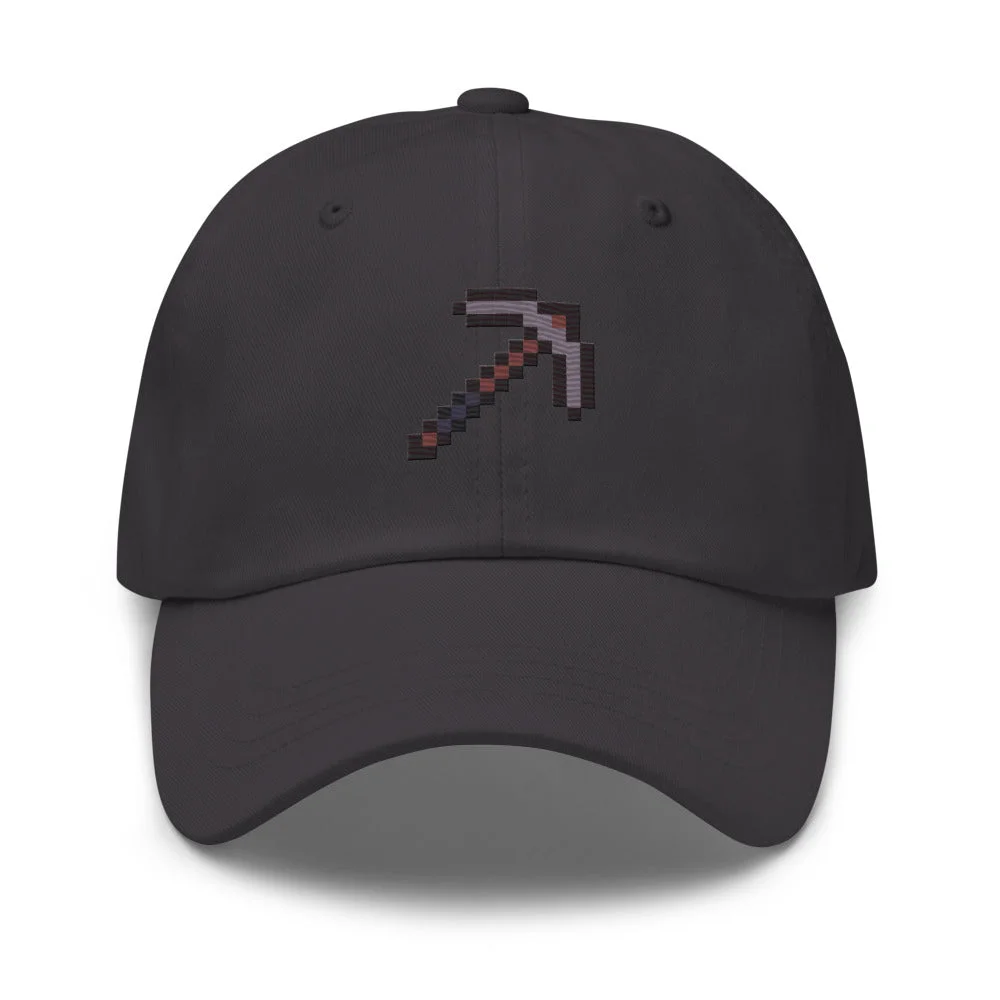 Image of Netherite Pickaxe Dad Hat