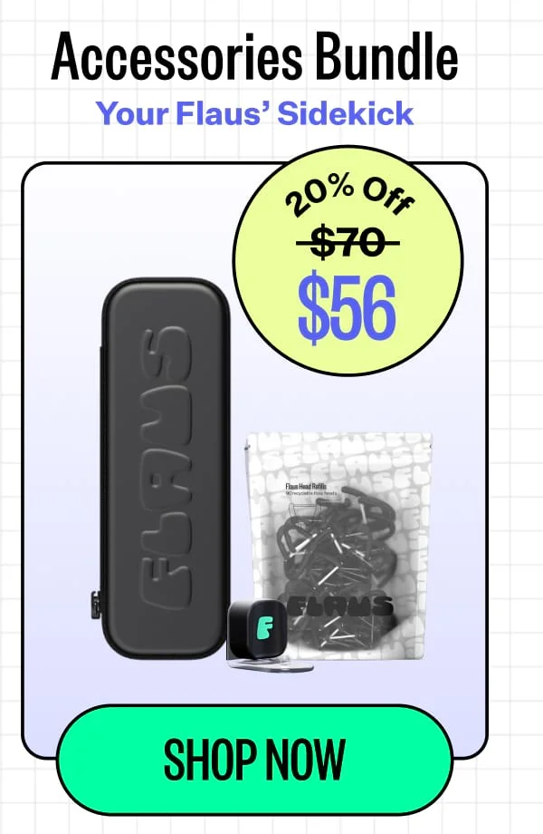 Accessories Bundle Your Flaus’ Sidekick | 20% Off  $56 | Shop Now