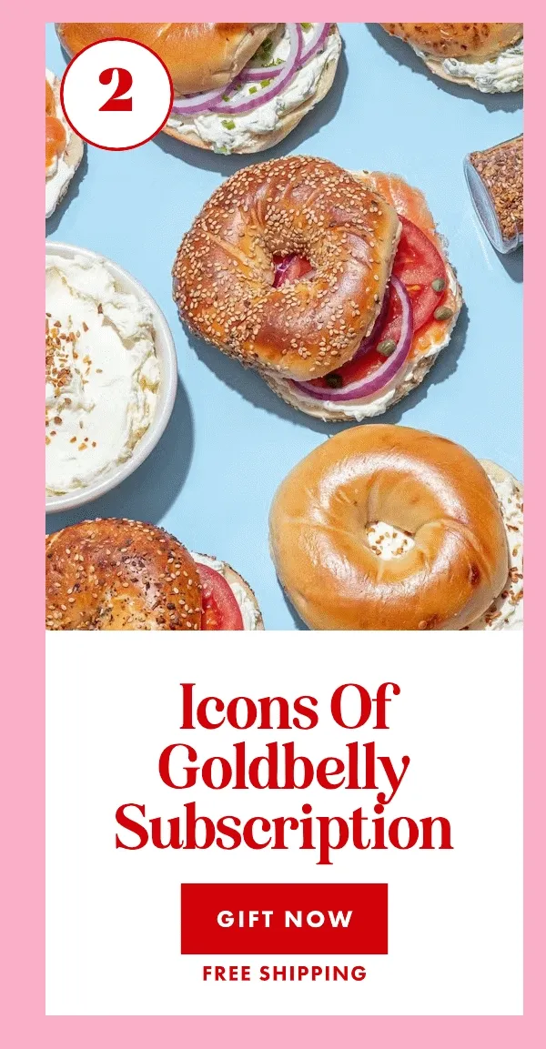 Icons of Goldbelly Subscription