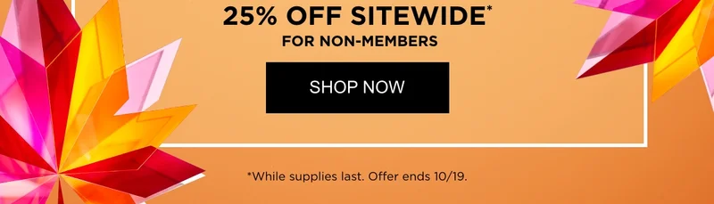 25% OFF SITEWIDE