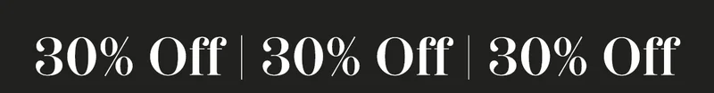 30% Off
