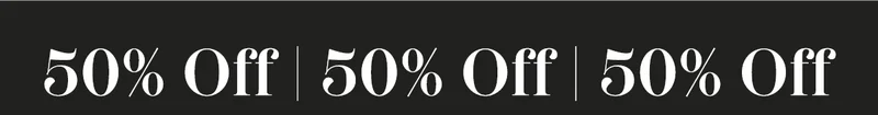 50% Off
