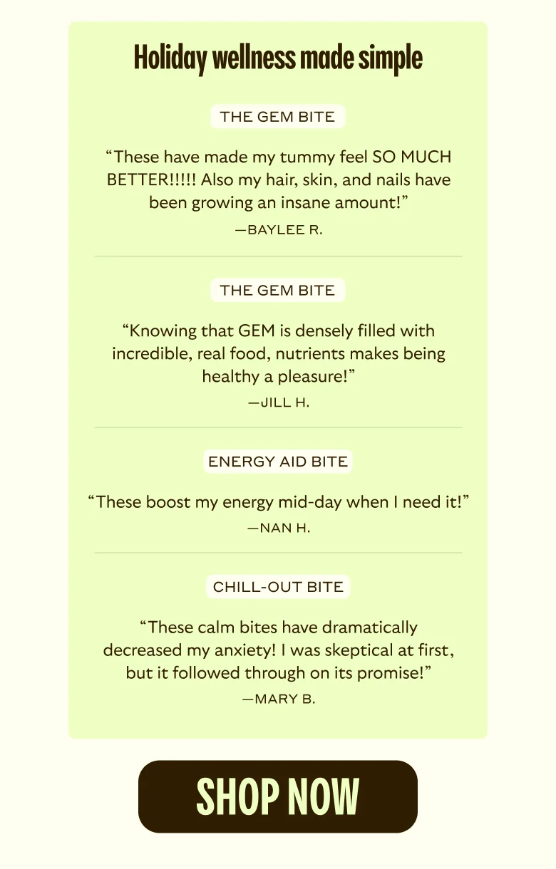 Holiday wellness made simple