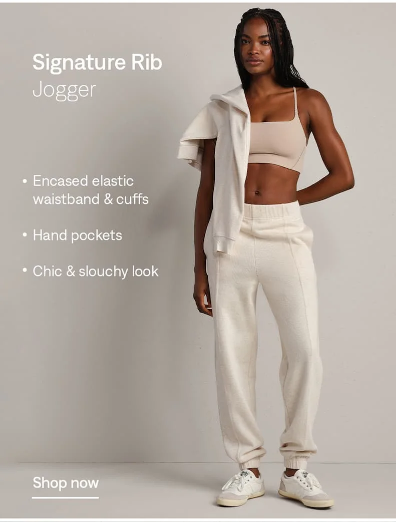 Signature Rib Jogger