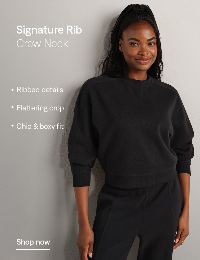 Signature Rib Crewneck
