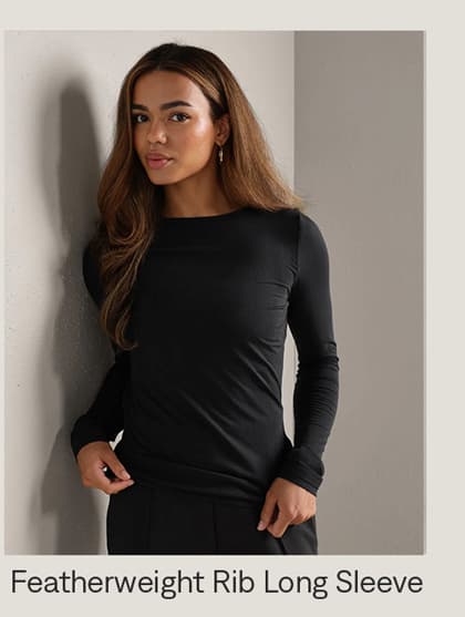 Featherweight Rib Long Sleeve