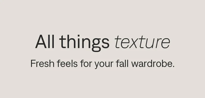 All things texture