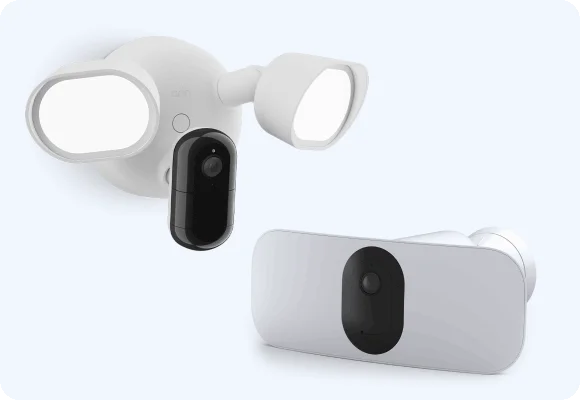 Arlo floodlight cameras.