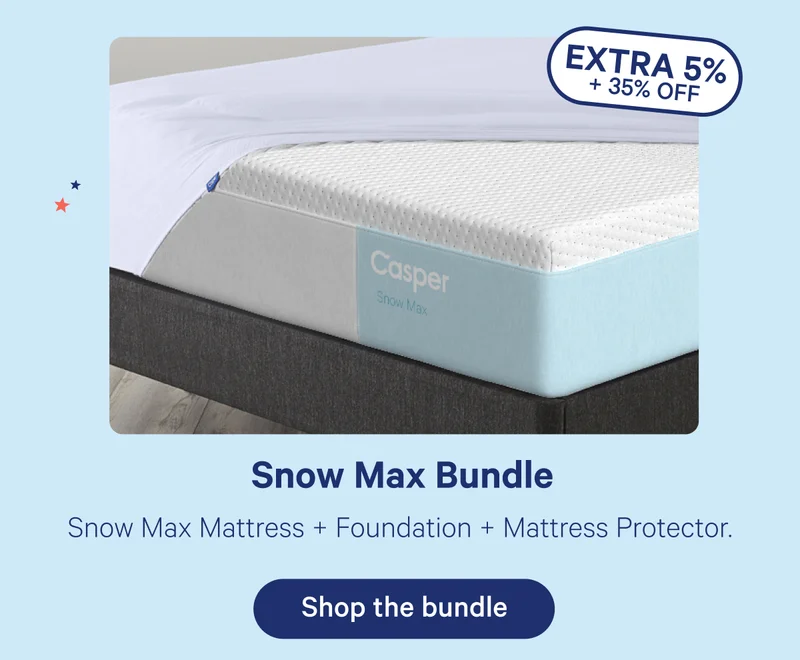 Snow Max Bundle; Snow Max Mattress + Foundation + Mattress Protector